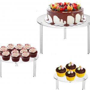 Acrylic Cake Stands for Cupcake Dessert Cake Pizza Cake Holder