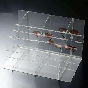 Transparent acrylic glasses display rack display