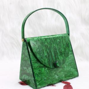 Fashion Marble Acrylic Women&prime;s Handbag