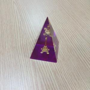 Customize Clear Office Decoration Crystal Diamond Shape Souvenir