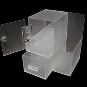 Frost acrylic cabinet with two