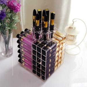 Beautiful 360 Degree Rotating Makeup Organiser Storage Acrylic Lipstick Display Stand