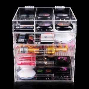 Fashion Clear Acrylic Makeup Organizer with Drawers