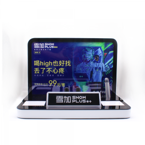 Transparent acrylic e cigarette display stand rack China Manufacturer