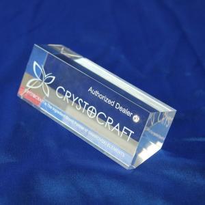 Customize Clear Printed Trophy Acrylic Cube