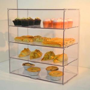 Acrylic food display case stand CLAF-18