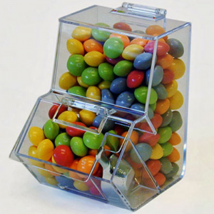 Acrylic chocolate candy display box CLAB-15