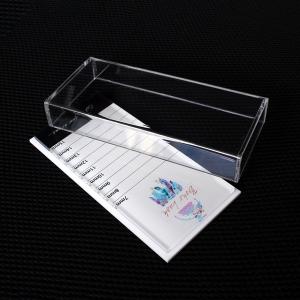 Customized Acrylic Eyelash Box with lid China Manufacturer