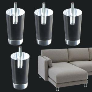 High Transparent Acrylic Furniture Legs with Screw