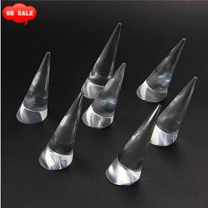 Cone Shape Acrylic Jewelry Ring Display Holder