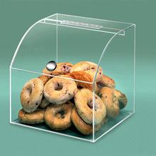 Clear Acrylic Candy Biscuits Storage Box for Market