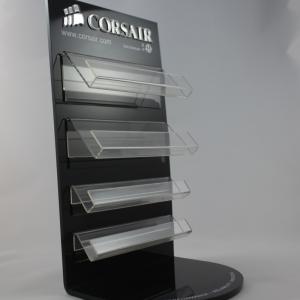 Customized Ad-183 Acrylic Clear Sign Menu Brochure Holder