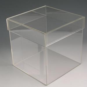 Big acrylic storage box with a