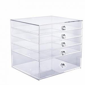 5 Drawer Acrylic Cosmetic Makeup Display Box