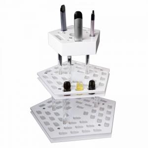 3 Layer Vape White Acrylic Display Stand China Manufacturer