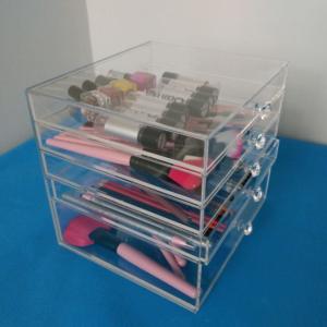 Deluxe Acrylic Cosmetics Makeup and Jewelry Storage Case