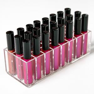 Dust Free Clear Acrylic 24 Lipstick Holder