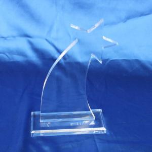 Customize Clear Acrylic Trophy Event Laser Engraved Souvenir Award for Event