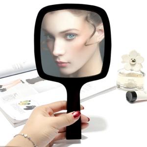 Custom Logo Promotion Gift Acrylic Handheld Makeup Mirror